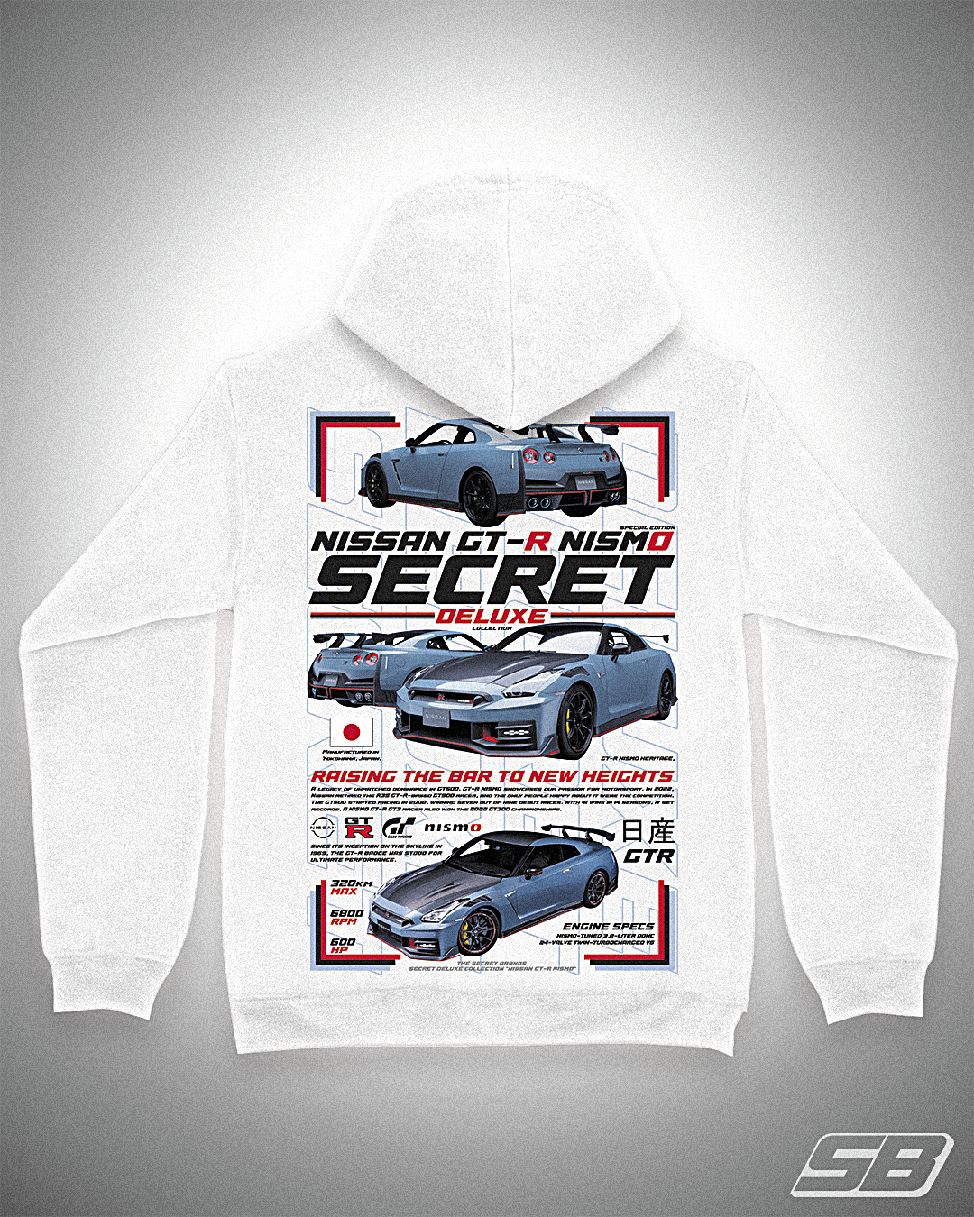 SUDADERA NISSAN GTR - SECRET DELUXE GTR