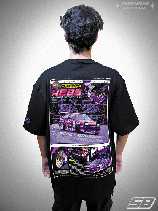 PLAYERA PREMIUM OVERSIZE AE86 D1 GRAND PRIX: 1st Ed.