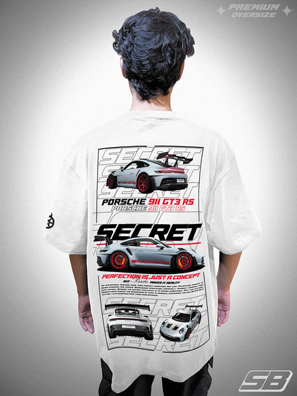 PLAYERA PREMIUM OVERSIZE PORSCHE 911 GT3 RS - SECRET DELUXE PORSCHE